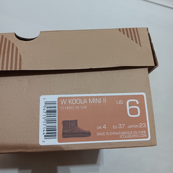 Koolaburra By UGG Koola Mini II Women's 6 Chestnut Suede Lined Boots 1114851 - Picture 4 of 7